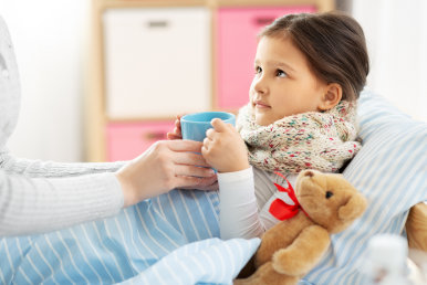 Infobox - Behandlung von Schnupfen bei Kindern